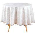 1001kdo - Nappe ronde 180 cm Pandorre beige