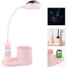 Kids Cute Desk Lamp Led Kids Table Lamp With Pen Holder Rechargeable Study Lamp With Star