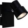 Lampe led spot murale Briloner leuchten rock, 5 w, 460 lm, IP20, noir, métal, incl., 1x GU10, 12 x