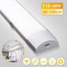 Lampe led pour locaux humides Lampe pour locaux humides blanc neutre 120 cm atelier IP65 - Swanew