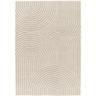 Bobochic - Tapis Tapis poils ras herve motif abstrait 120x170 Beige