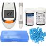 Jonlaki Kit de Test de Glucose Portable avec 50 Bandelettes et 50 Lancettes, Testeur de Glucose de