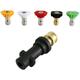 Crea - Pressure Washer Adapter, To 6.35mm Quick Connect For Karcher K2-k7, With 5 Pressure Washer