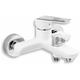 Novaservis - Nobless Tina - Robinetterie de baignoire, blanc/chrome 38020/1,1