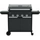 BBQ GAZ SELECT 4 EXS - Grille + plancha réversible fonte - Réchaud latéral