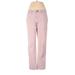 Gap Khaki Pant: Pink Solid Bottoms - Women's Size 0