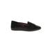 Adrienne Vittadini Flats: Black Print Shoes - Women's Size 7 - Almond Toe