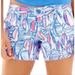 Lilly Pulitzer Shorts | Lilly Pulitzer Right Red Return Callahan Shorts Size 6 | Color: Blue/Pink | Size: 6