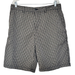 Adidas Shorts | Adidas Black Cream Gingham Checkered Active Wear Chino Style Mens. Shorts Sz 34 | Color: Black/Cream | Size: 34