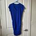 Athleta Dresses | Athleta Topanga Dress Ruched Blue Size S | Color: Blue | Size: S