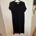 Jessica Simpson Dresses | Black Midi Tshirt Dress | Color: Black | Size: L