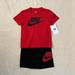 Nike Matching Sets | Nike Boys Outfit Size 3t | Color: Black/Red | Size: 3tb