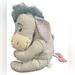 Disney Toys | Disney Seersucker Eeyore 16" Plush Striped Toy Stuffed Animal Winnie The Pooh | Color: Blue/White | Size: 16”