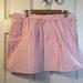 Lilly Pulitzer Skirts | Lilly Pulitzer Pink Seersucker Mimosa Skirt Size Xl | Color: Pink/White | Size: Xl