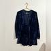 Free People Dresses | Free People Velvet Baby Doll Dress | Color: Blue | Size: Xs