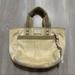 Coach Bags | Coach Yellow Cream Fabric Small Mini Tote Bag Purse | Color: Cream/Yellow | Size: Os