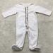 Burberry One Pieces | Burberry Baby Nova Check White Pajama Size 6 Months | Color: Cream/White | Size: 6mb