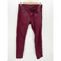 Levi's Jeans | Levi's 511 Burgundy Cotton Slim Fit Straight Leg Denim Jeans Men's Size 31x32 | Color: Purple | Size: 31