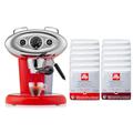 illy Kaffeemaschine für Hyperespresso X7.1 in der Farbe Rot mit 216 Kapseln Hyperespresso (108 Kapseln Hyperespesso Classic und 108 Kapseln Hyperespesso INTENSO)