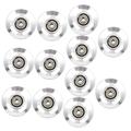 POPETPOP 12pcs Aluminum Alloy Pulley Aluminum Gym Pulley Multi Gym Accessories Pulley Gym Cable Attachments for Pulley Attachments for Gym Aluminium Ball Bearings Wheel Fitness Iron Shaft