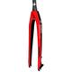 ALBARAY Bicycle Fork, Ultralight Full Carbon Fiber Road Bicycle Fork 26 27.5 29" Cone Tube Bike Fork Bike Front Fork 28.6mm (Color : Red, Size : 27.5inch)