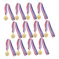 Unomor 48 Pcs The Medal Soccer Medals Dragon Keychain Gold Medal Bronze Athletic Medals Important Prop for Competitions Halloween Miniatures Cloth Metal Toy Number Zinc Alloy