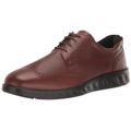 ECCO Men's S Lite Hybrid Brogue Oxford, Cognac/Black Sole, 10-10.5