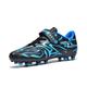 BLBK Children's Football Boots Outdoor Football Training Turf Cleat Trainers Football Shoes for Boys, Dark Blue, 12.5 UK Child