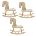 FAVOMOTO 12 Sets Diy Toy Wooden Horse Puzzle for Toddler Wooden Horse Toy Swedish Horse Figurine Model Kits Puzzles Toys Kids Wooden Assemble Toy Assembled Wooden Rocking Horse 3d