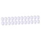 TENDYCOCO 24 Pcs White Plain Kids Costumes Toss Catch Tennis Balls Costumes White Halloween Costume Kids Costume Bean Bags for Games Ghost Graffiti Cat Fox Men and Women