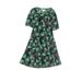 Lularoe Dress - A-Line: Green Skirts & Dresses - Kids Girl's Size 6