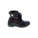 Sorel Ankle Boots: Black Print Shoes - Women's Size 9 1/2 - Round Toe