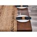 Sevita Natural Fiber Braided Border Jute Table Runner - 16" x 80"