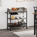 3 Tier Bar Carts for The Home, Serving Cart with Wheels