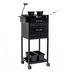 Glider Pro Metal Trolley with 2 Magnetic Bowls Rolling Cart Tools Organizer - N/A