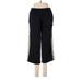 Adidas Track Pants - Mid/Reg Rise: Black Activewear - Women's Size Medium