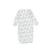 Gerber Long Sleeve Onesie: White Bottoms - Size 6 Month