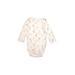 Just One You Made by Carter's Long Sleeve Onesie: Ivory Jacquard Bottoms - Size 6 Month