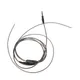 Câble d'écouteurs avec micro 1.2m remplacement haute qualité pour câble gris bricolage pour les