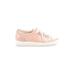 Ecco Sneakers: Pink Print Shoes - Women's Size 6 - Almond Toe