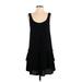 Ella Moss Casual Dress - DropWaist: Black Solid Dresses - Women's Size Small