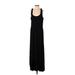 FELICITY & COCO Casual Dress - High/Low Scoop Neck Sleeveless: Black Print Dresses - Women's Size Small