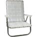 Arlmont & Co. Sispal Portable Folding Beach Chair, Lightweight, Comfortable & Stylish Coastal Living in White | Wayfair