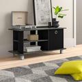 Ebern Designs Inaayah TV Stand for TVs up to 32" Wood in Gray/Black | 15.1 H in | Wayfair 69C2542B78CB4D648F1B29DC42B2353C