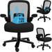 Inbox Zero Mangran Ergonomic Big & Tall Office Chair 500 lbs Upholstered/Mesh/Metal in Black | 47.8 H x 31 W x 28 D in | Wayfair