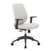 Inbox Zero Mahlena Office Chair Upholstered/Metal in Gray | 41.5 H x 28.5 W x 27 D in | Wayfair 1B7F104DF9284178A2F7A855B94B1DBD