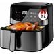 Joeais - Heißluftfritteuse 7L xxl Ohne Öl Air Fryer 1800W Heizluft Fritteuse LED-Touchscreen,