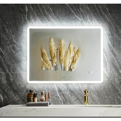 Horow - Badezimmerspiegel led Badspiegel mit-Beleuchtung mit-Licht und Entfoggen, Dimmbar,