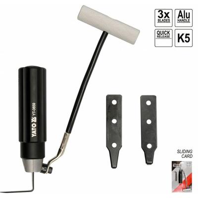 Yato - Ausbaumesser Zug-Messer für Geklebte Auto Scheiben Windschutzscheibe 3 Klingen Image