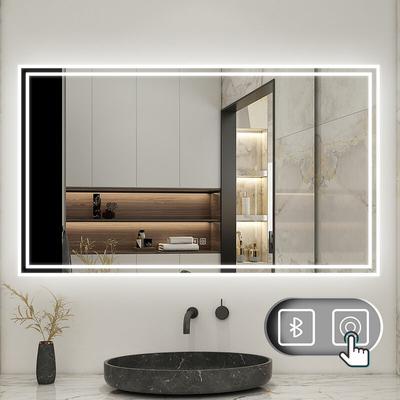 120 x 70 cm Beschlagfrei+3 Lichtfarben Dimmbar+Bluetooth+LED Memory Funktion Image